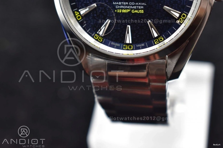 SS 150M 1:1 SS Terra Best A8500 Aqua Edition VSF Bracelet Dial Black On 1221